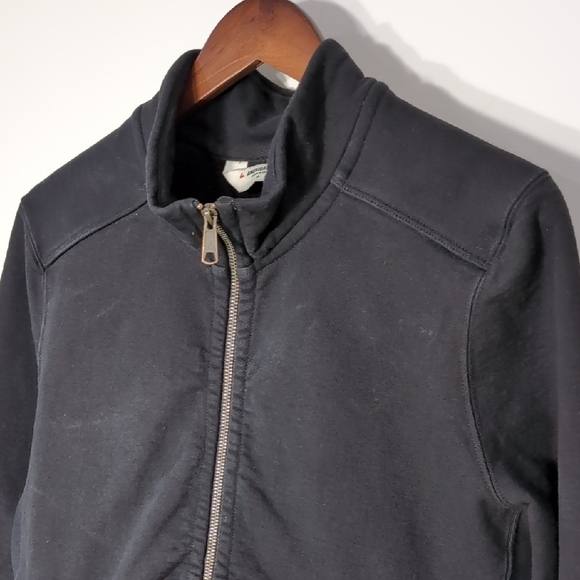American Giant | Cotton Black Zip Up Sweater Jacket Minimalist Size XL - Picture 2 of 8